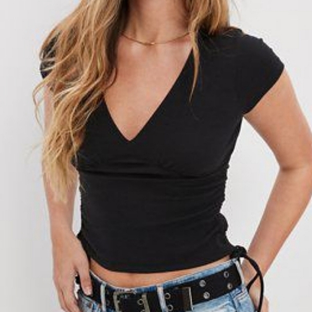 American Eagle Black Top Nwt Sz XXL